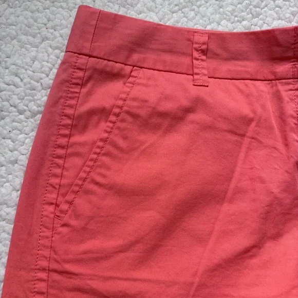 J. Crew coral 100%cotton Chino Women's Shorts - Picture 3 of 7